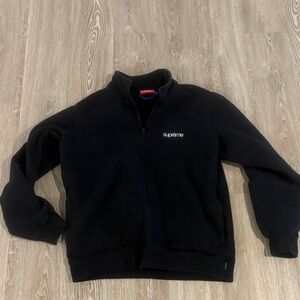 Supreme Black Quarter Zip